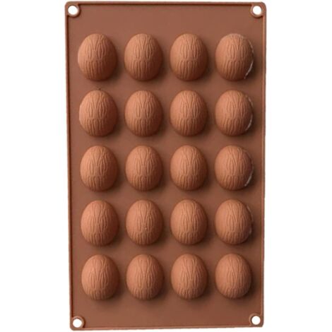 Silicone Mould, 20 Holes Mini Semi-Spherical Silicone Mould for Your Chocolate Desserts, Ice Cream Bombs, Mini Teacake, Candy, Biscuit, Gummy, Jello, Pudding, DIY (1/5)