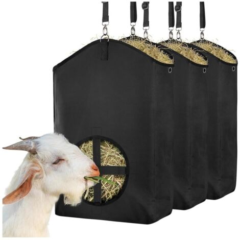 Sac de transport pour mangeoire à foin, sac fourre-tout en tissu Oxford