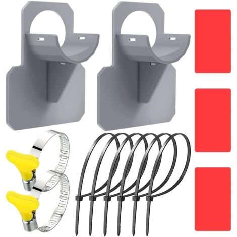 [JAMAIS UTILISÉ]2 Support de tuyau pour piscine,support de tuyau de piscine,protection anti-torsion en plastique,anti-déchirure, anti-entraînement, pour tuyaux piscine de dans les 38 mm (1/5)