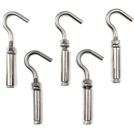 Lot de 5 boulons d'expansion M8 en acier inoxydable 304