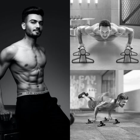 Barres De Pompes Push-Up Ergonomiques - Équipement Fitness Maison Pour Hommes Et Femmes