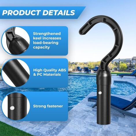 TUIBEIDAMAI Crochet Robot Piscine Avec Manche 255 Cm, Crochet Pour