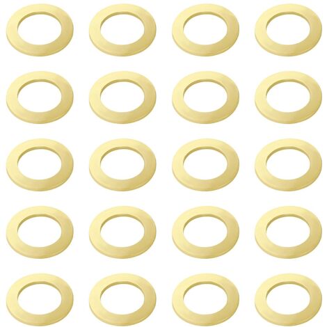 [JAMAIS UTILISÉ]20 Pieces M10x16x1mm Flat Washer, Brass Flat Washers, Metal Washers, for Threaded Screws and Bolts (1/5)