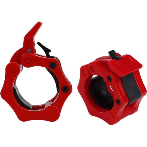 Bague de Serrage à Libération Rapide Collier de Blocage Bague 50mm Pinces à Haltères Antidérapants pour Haltérophilie Musculation (1/5)