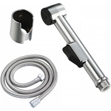 Handheld Shower Head with 150cm Shower Hose and 1/2 Water Dispenser, Stainless Steel Shower Head Rustproof Shower Head for Washbasin with Wall Mount for Shower Bathroom (1/5)
