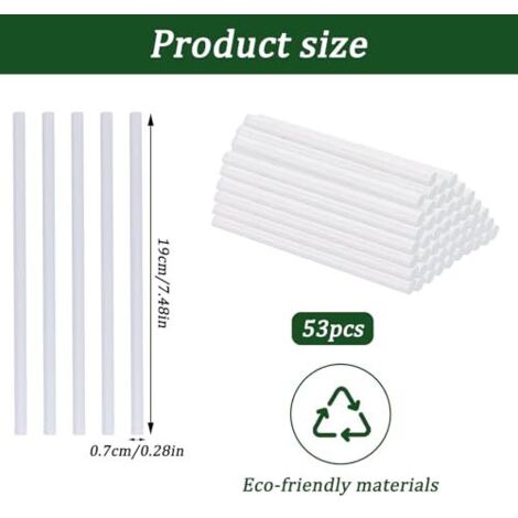 Bâtons de colle thermofusible Rapid ECO-T Ø 12 x 190 mm 500 g Translucide main image 1