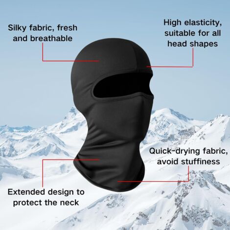 Masque Cou Multifonction Hurley - Noir - Taille Unique - Homme - Neuf