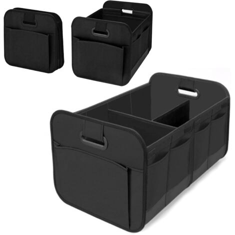 [JAMAIS UTILISÉ]Organiseur de coffre de voiture, pliable avec poignée, boîte de rangement étanche, multi-compartiments intérieurs pour camion, SUV, Jeep (1/5)