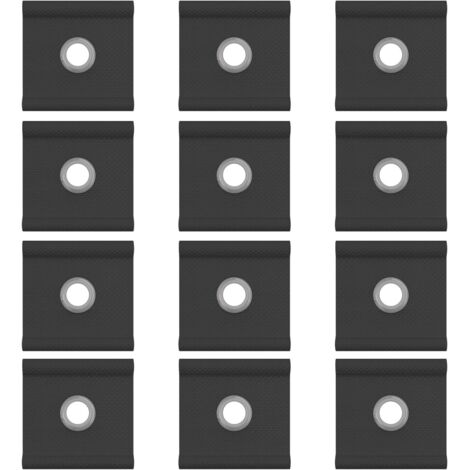 [JAMAIS UTILISÉ]12 x Crocs de Passepoil, Oeillet de Passepoil pour Rail de Passepoil 5 mm, Crocs de Passepoil, Crocs d'auvent, pour Auvent de Rail de Passepoil (Noir) (1/5)