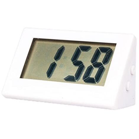 Petite Horloge Numérique, Réveil Numérique Chevet, Petite Horloge Numérique De Voyage, Horloge Numérique À Piles, Horloge Numérique avec Pile Bouton pour Chambre À Coucher Table