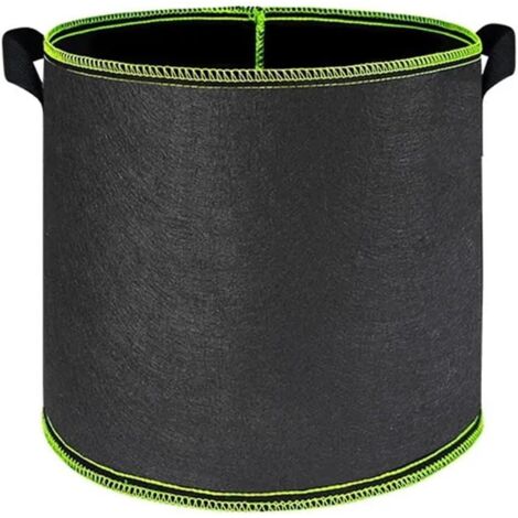 [JAMAIS UTILISÉ]Grow Bags 1-15 Gallon Non-Woven Plant Grow Bags Thickened Plant Vegetable Seeding Grow Bags with Handle Fabric Flowerpot Garden Supplies(10 Gallon 40x30cm)