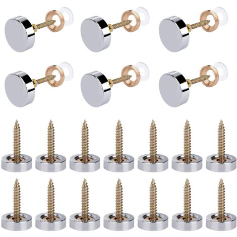DHWEKU 100 Pièces Capuchons De Couvercle à Vis Articulés Bouchons à Vis En Plastique Couvercles à Bouton-Pression à Vis Repliable Couvercle à Pression Rondelle Flip Tops,pour Vis M 4 à M 6