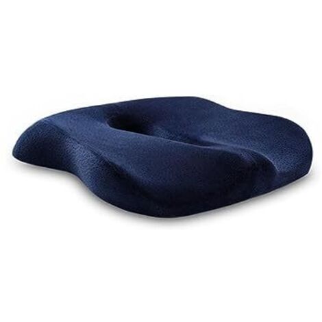 Coussin de chaise antidérapant, coussin de siège en mousse à mémoire de forme, coussin de siège orthopédique for bureau, coccyx, sciatique, soulagement de la douleur dans le bas du dos ( Color : Dark (1/5)