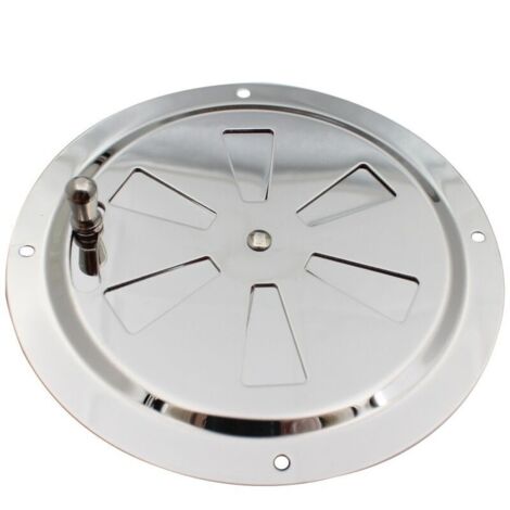 [JAMAIS UTILISÉ]Grille de Ventilation Rond, Ouverture d'aération réglable Évent d'Aération en Acier Inox Entrée et évacuation d'air(5 in) (1/5)