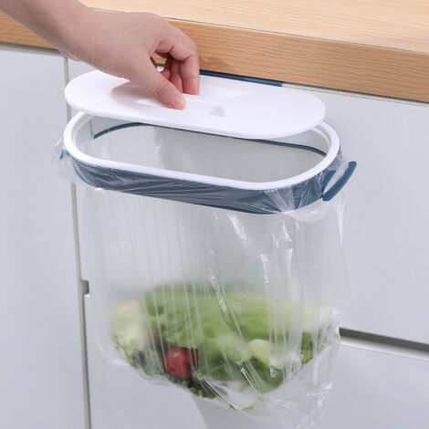 Support pour Sac Poubelle avec Clip de Fixation pour Cuisine, Idéal