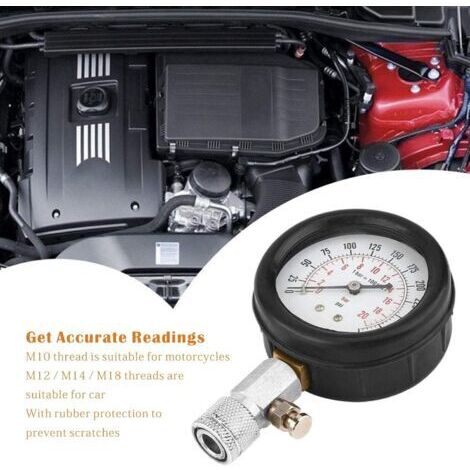 Testeur De Compression Moteur Essence 0-21 Bars – Kit 9 Pièces Pro Pour Voiture & Poids Lourds