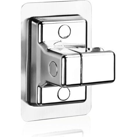 Support Douche Sans Percage,Support Pommeau de Douche Universel Réglable 360°,Support de Douche Mural,Support Mural pour Douchette orientable,Générique Support de Douche Réglable Fixée Monté (1/4)