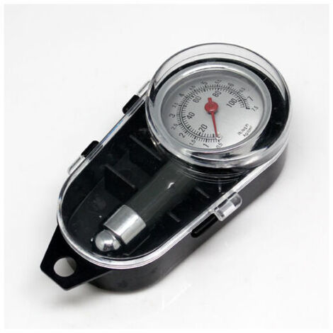 [JAMAIS UTILISÉ] Jauge de Pression de Pneu, Manomètre Portatif de Pression de Pneu de 100 Psi Jauge de Pression des Pneus de Camion pour Voiture SUV Moto (1/4)