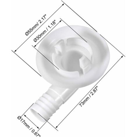 Tuyau De Vidange Pour Climatiseur - Kit Avec Connecteur Et Collier, Pour Unités Split Et Fenêtre - 13