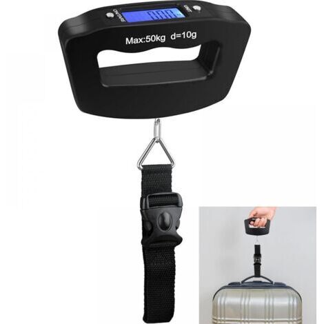 [JAMAIS UTILISÉ] Pèse Bagage Électroniques, balance électronique suspendue 50 kg/110 lb, balance à bagages numérique portable pour Bagages Accessoire de Voyage, voyage à domicile (1/4)