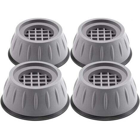 [JAMAIS UTILISÉ] Coussinets anti-vibrations pour machine à laver 4 pièces anti-chocs et anti-bruit Support pour lave-linge séchant Coussinets anti-marche Anti-dérapant Réfrigérateur Lit Tapis de nivel (1/4)