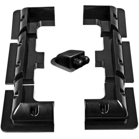 [JAMAIS UTILISÉ] Lot de 7 supports de montage pour panneau solaire, sans perçage, supports de panneau solaire en ABS, kit de support pour toits de camping-car, caravanes, véhicules, camping-cars, gara (1/4)