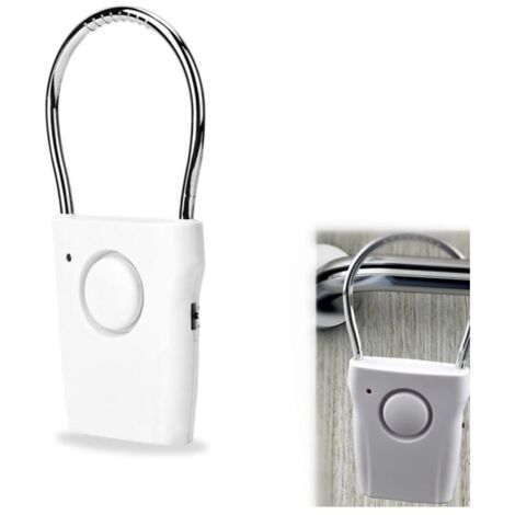 [JAMAIS UTILISÉ] Alarme de porte et fenêtre, Capteur de porte / fenêtre, 120dB Touch Sensor Poignée de porte Alarme Anti-vol Vibration Fenêtre Alerte Contre Le Cambriolage Home Security (1/4)
