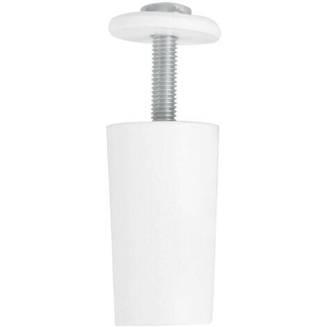 Butée pour volets roulants, en plastique, blanc, amortisseur avec vis ...