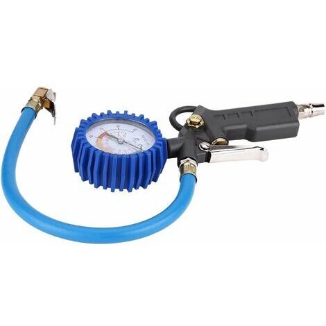 Manomètre De Pression Des Pneus à Double Tête - Jauge En Acier Inoxydable 300 PSI - Pour Voiture, SUV, Camion, Moto