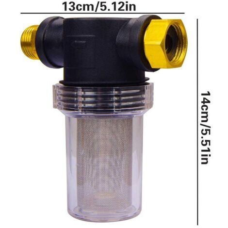 Filtre à Sédiments Pour Tuyau D'arrosage - Maille 50 - Acier Inoxydable Et ABS - Pour Pompe, Pulvérisateur, Lavage Auto