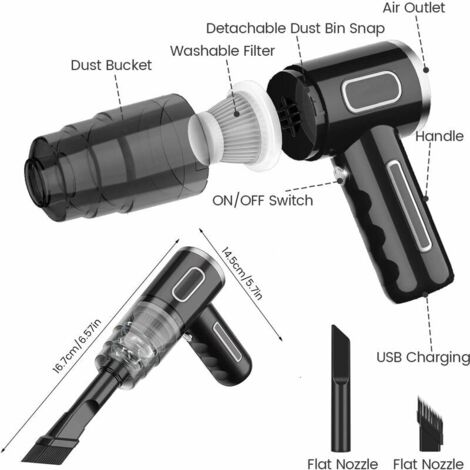 Mini Aspirateur De Clavier, Multifonction à Nettoyage Rapide, Pour Voiture, Ordinateur Portable, Machine à Coudre, Clavier Portable, USB Pour Enlever Les Débris De Bureau (rose