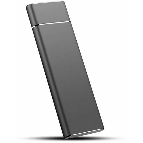 Disque Dur Externe Mobile SSD de 2To, Ultra-Mince Portable USB 3.0 SATA Stockage HDD Système compatible Windows XP/Vista/7/88.1/10, OS X 10.6, noyau Linux 2.6