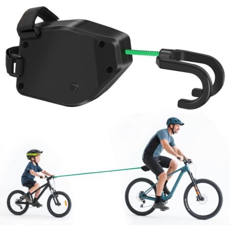 Barre de remorquage pour vélo, corde de remorquage rétractable de 2,5 m, corde de remorquage pour vélo enfant, convient aux VTT et aux vélos pour enfants (1/4)
