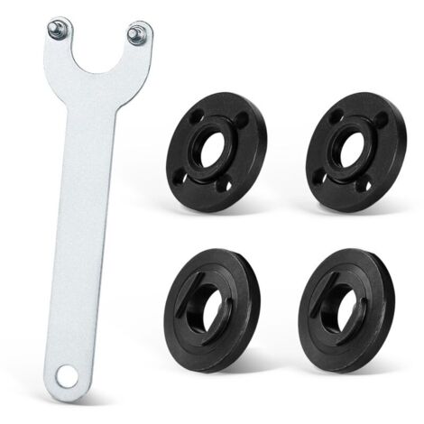 clé pour meuleuse 125 mm clé meuleuse avec bride de meuleuse d'angle,clé à meuleuse clé pour disqueuse cle meuleuse universelle Compatible avec les meuleuses d'angle de 125 mm