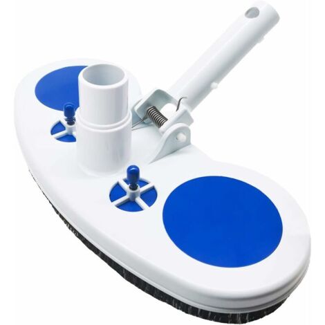 Têtes d'aspirateur de piscine pour piscines creusées, équipement de nettoyage de piscine flexible lesté Poignée de tête d'aspirateur pour nettoyage hors sol, piscines en vinyle (1/4)