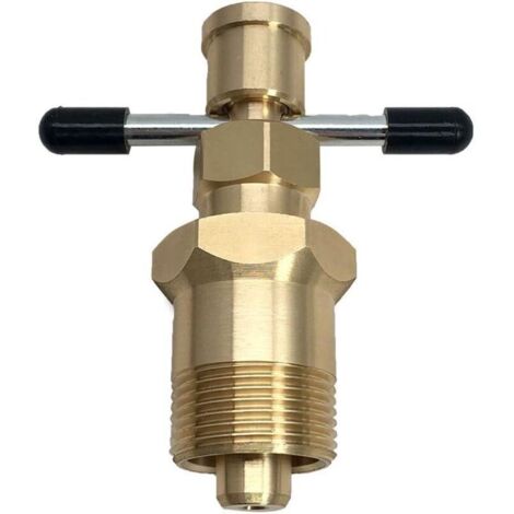 Extracteur d'olive de 15 mm et 22 mm, outil de retrait de raccords de tuyaux en cuivre et laiton massif (1/4)