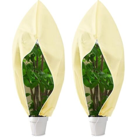 Hivernage Plante, 2 PCS Plantes Housse D'hivernage Housse de Protection, Sac de Protection pour Plantes, Housse de Protection pour Plantes, Housse d'hivernage pour Plantes en Pot(120 x 180cm) (1/4)