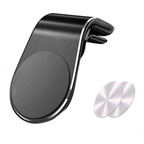 Support Voiture Magnétique à Grille d'aération Support Téléphone Voiture Universel pour iPhone XS XS Max XR X 8 Plus 7 Plus, Galaxy S10 S10+ S9+ Huawei P30 Pro P9 P10 and More (1/4)