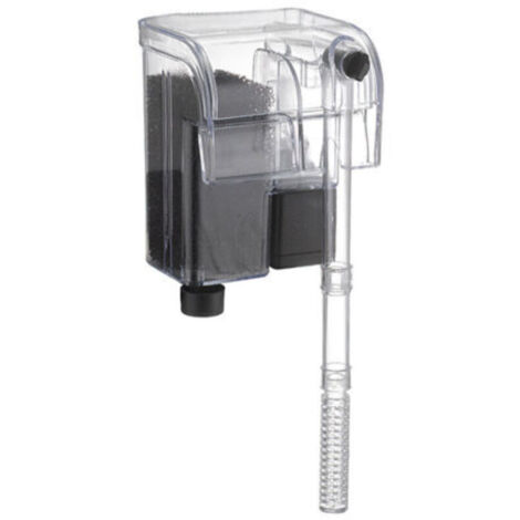 Slim Filtre Extérieur Aquarium, Filtre Ajustable à 3 Niveaux pour Aquarium jusqu'à 20 L, 250 LPH, 3W (1/4)