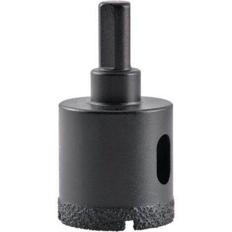 Foret diamanté pour scie cloche à noyau brasé 25 mm, coupe-trou creux pour verre, porcelaine, carrelage, marbre, céramique, granit (1/4)