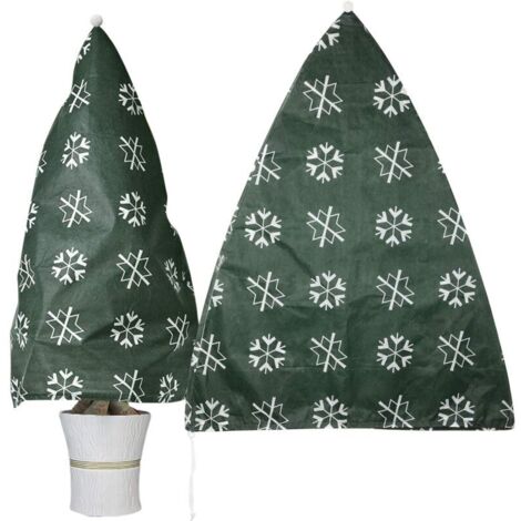 2 Pièce de Protection Hivernale pour Plantes Protection Hivernale pour Sac à Plantes en Pot, Beige, Solide, 110x80 cm (1/4)