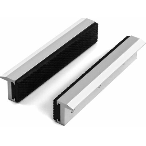 Mors de protection pour étau – Accessoire 150 mm en nylon – Fixation magnétique pour travail du bois et plomberie (1/4)