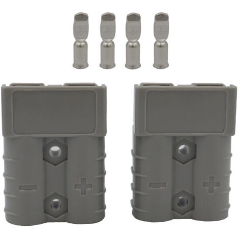 Connecteur Anderson pour Charger et alimenter Paire Mâle et Femelle AMH 50A 600V- (1/4)
