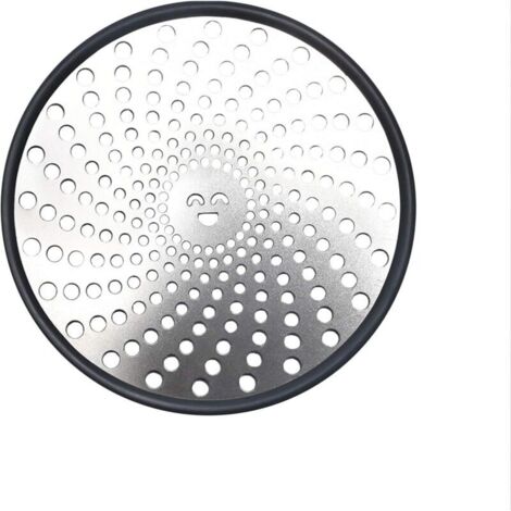 Attrape Cheveux Lavabo Crépine Tamis Filtre de Vidange de Douche Filtre de Vidange à Bouchon D'égout Crépine D'évier de Cuisine en Acier Inoxydable Crépine de Bain pour Salle de Bain Cuisine et WC (1/4)