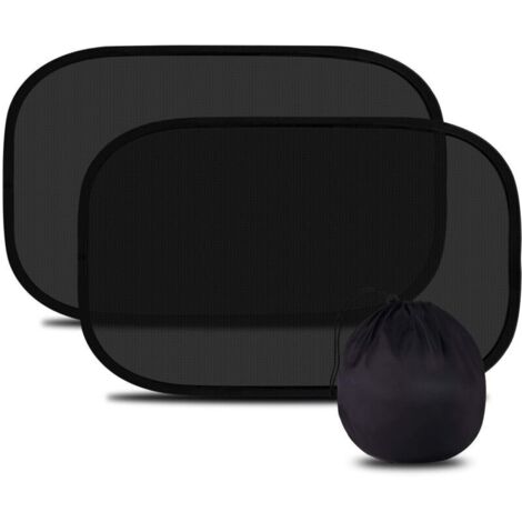 Pare-Soleil Voiture Bébé,TRÈS Sombre Protection UV/Chaleur, Pare-Soleil Auto-Adhésifs pour Enfants,Pose Rapide/Facile,Sac de Rangement fourni,Taille 51x31 cm (M) (1/4)