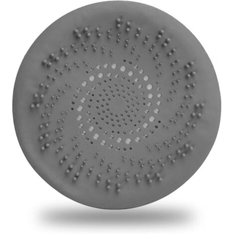 Couvercles de Drain de Douche,Collecteur de Cheveux en Silicone,Filtre Bain Silicone Tube Drain Attrape-Cheveux Bouchon Filtre avec Ventouse,pour Baignoire de Cuisine et Salle(Gris Foncé) (1/4)