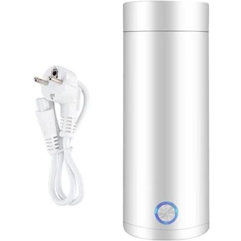 Mini bouilloire électrique 400 ml – 3 en 1 avec thermos et tasse – Acier inoxydable 304 – Chauffage rapide en 4 minutes (1/4)