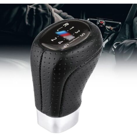 Pommeau de levier de vitesse 6 vitesses pour BMW E34 E36 E38 E39 E46 E53 E60 E61 E63 E64 E83 E90 E91 E92 E93 – Matériau résistant à l'usure – Changement de vitesse fluide (1/4)
