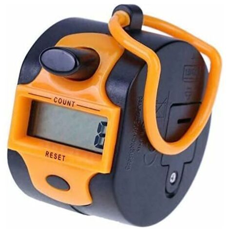 Compteur numérique manuel à 5 chiffres pour tours/sport/entraîneur/école/événement (Orange ) (1/5)
