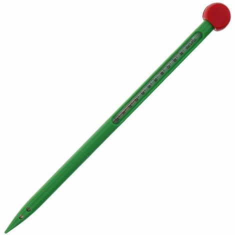 Thermomètre de sol de jardin 320 mm – Surveillez la température du sol avant le semis et la plantation avec cette sonde de température utile pour le compost. (1/5)